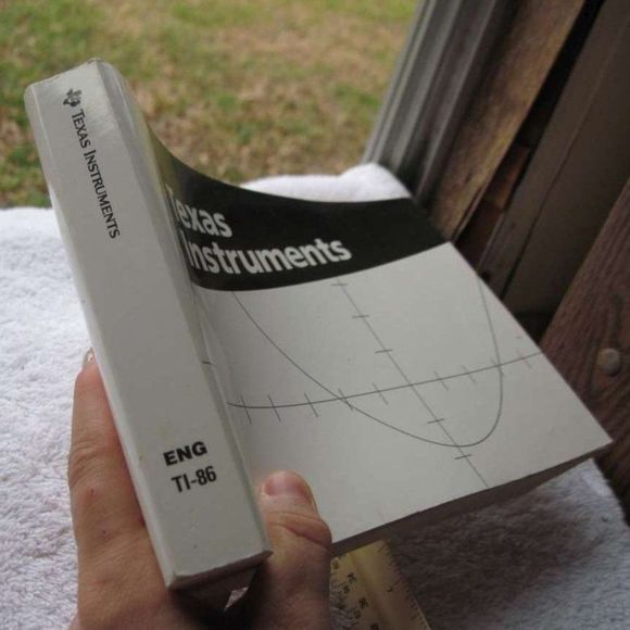 Texas Instruments TI-86 Graphing Calculator Guidebook User Manual Instructions - Picture 9 of 9